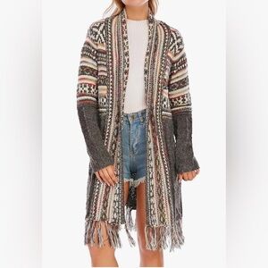 ADORA Multicolor Knit Cardigan size S/M